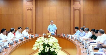 [Ảnh] Tổng Bí thư, Chủ tịch nước Tô Lâm chủ trì làm việc về phát triển công nghiệp đóng tàu