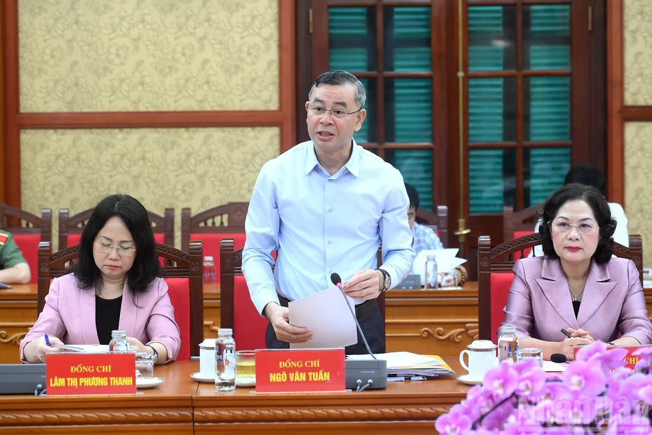 [Ảnh] Tổng Bí thư, Chủ tịch nước Tô Lâm chủ trì làm việc với Đảng ủy Chính phủ