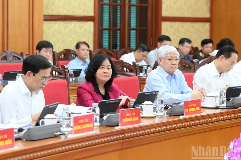 [Ảnh] Tổng Bí thư, Chủ tịch nước Tô Lâm chủ trì phiên họp Ban Chỉ đạo Trung ương về phát triển khoa học, công nghệ, đổi mới sáng tạo và chuyển đổi số