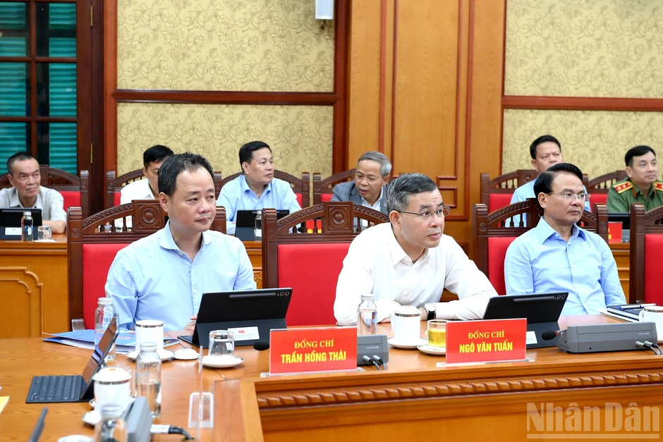 [Ảnh] Tổng Bí thư, Chủ tịch nước Tô Lâm chủ trì phiên họp Ban Chỉ đạo Trung ương về phát triển khoa học, công nghệ, đổi mới sáng tạo và chuyển đổi số