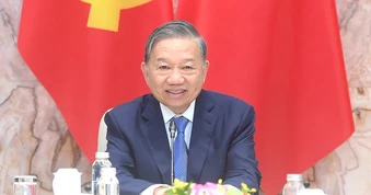 [Ảnh] Tổng Bí thư, Chủ tịch nước Tô Lâm điện đàm trực tuyến với Tổng thống Liên bang Thụy Sĩ Guy Parmelin