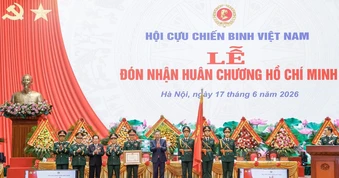 [Ảnh] Tổng Bí thư, Chủ tịch nước Tô Lâm dự Đại hội đại biểu toàn quốc Hội Cựu chiến binh lần thứ VIII