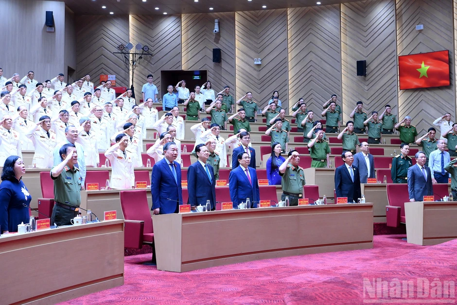 [Ảnh] Tổng Bí thư, Chủ tịch nước Tô Lâm dự Đại hội đại biểu toàn quốc Hội Cựu Công an nhân dân Việt Nam lần thứ II
