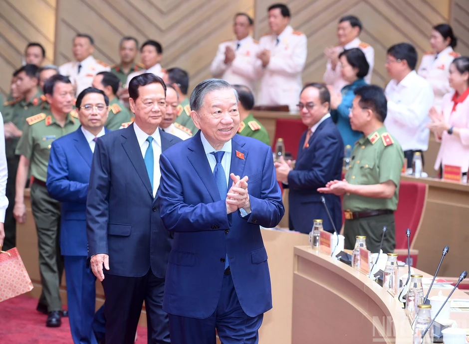[Ảnh] Tổng Bí thư, Chủ tịch nước Tô Lâm dự Đại hội đại biểu toàn quốc Hội Cựu Công an nhân dân Việt Nam lần thứ II