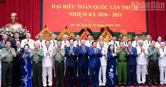 [Ảnh] Tổng Bí thư, Chủ tịch nước Tô Lâm dự Đại hội đại biểu toàn quốc Hội Cựu Công an nhân dân Việt Nam lần thứ II