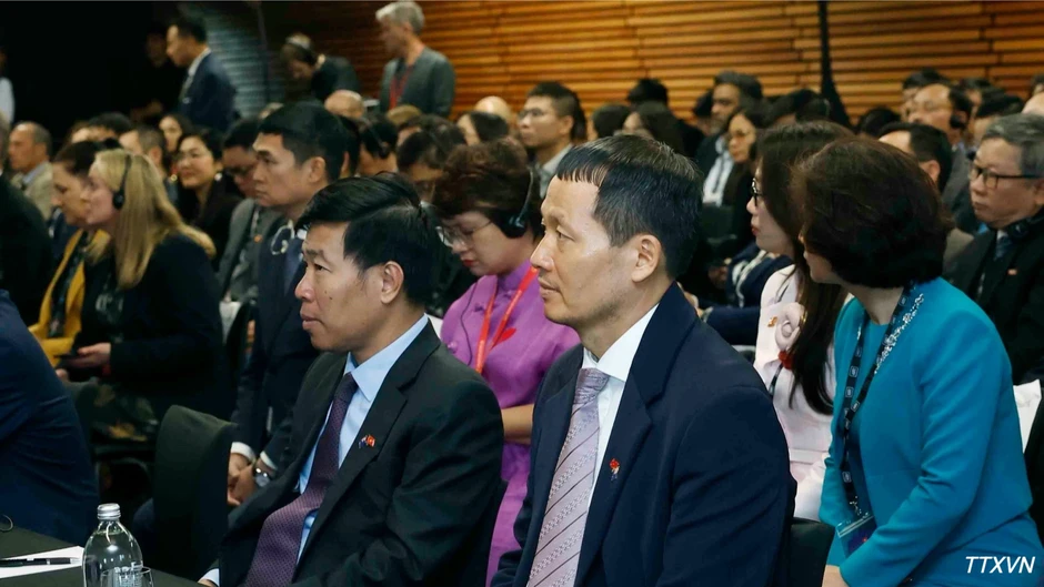 [Ảnh] Tổng Bí thư, Chủ tịch nước Tô Lâm dự Diễn đàn Giáo dục đại học và Giáo dục nghề nghiệp Việt Nam-New Zealand