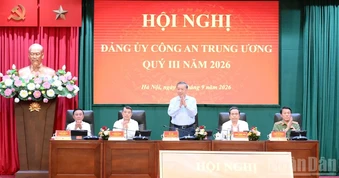 [Ảnh] Tổng Bí thư, Chủ tịch nước Tô Lâm dự Hội nghị Đảng ủy Công an Trung ương quý III năm 2026