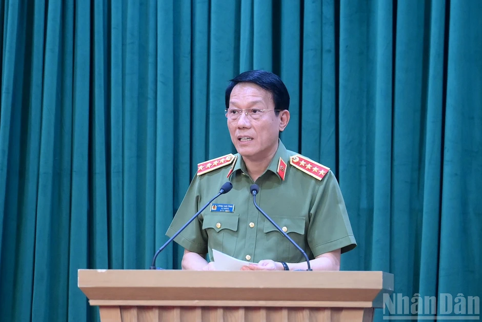 [Ảnh] Tổng Bí thư, Chủ tịch nước Tô Lâm dự Hội nghị Đảng ủy Công an Trung ương