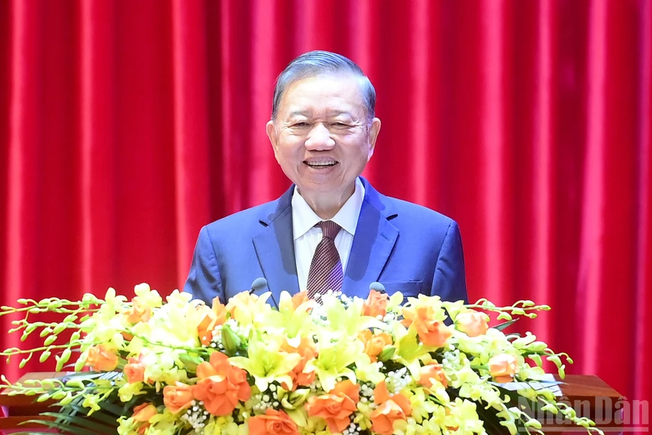 [Ảnh] Tổng Bí thư, Chủ tịch nước Tô Lâm dự Lễ khai mạc Chương trình bồi dưỡng, cập nhật kiến thức đối với Ủy viên Ban Chấp hành Trung ương Đảng khóa XIV