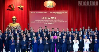 [Ảnh] Tổng Bí thư, Chủ tịch nước Tô Lâm dự Lễ khai mạc Chương trình bồi dưỡng, cập nhật kiến thức đối với Ủy viên Ban Chấp hành Trung ương Đảng khóa XIV