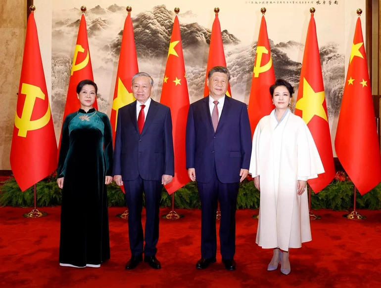 [Ảnh] Tổng Bí thư, Chủ tịch nước Tô Lâm hội đàm với Tổng Bí thư, Chủ tịch nước Trung Quốc Tập Cận Bình