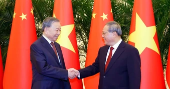 [Ảnh] Tổng Bí thư, Chủ tịch nước Tô Lâm hội kiến Thủ tướng Trung Quốc Lý Cường