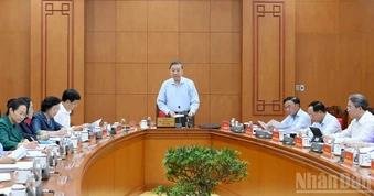 [Ảnh] Tổng Bí thư, Chủ tịch nước Tô Lâm làm việc về phát triển thể dục, thể thao trong giai đoạn mới