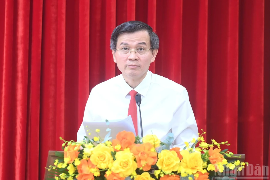 [Ảnh] Tổng Bí thư, Chủ tịch nước Tô Lâm thăm và làm việc tại Học viện Chính trị quốc gia Hồ Chí Minh