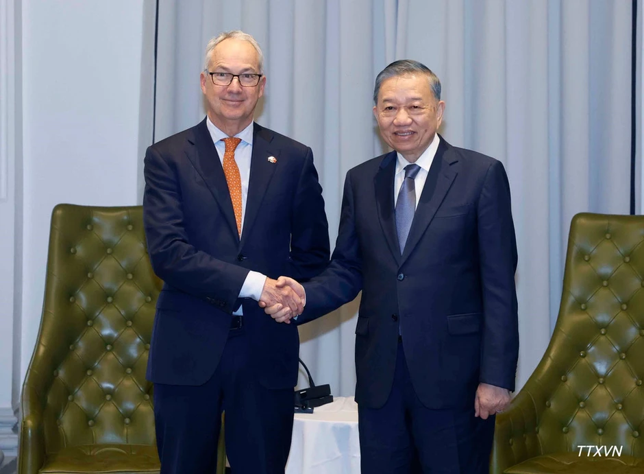 [Ảnh] Tổng Bí thư, Chủ tịch nước Tô Lâm tiếp Đặc phái viên của Chính phủ Australia về Đông Nam Á
