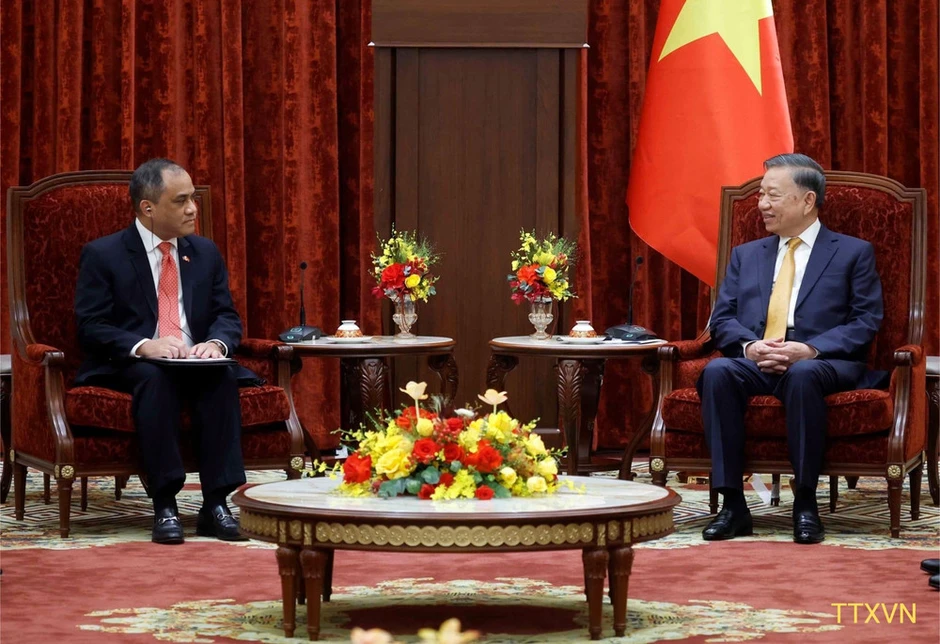 [Ảnh] Tổng Bí thư, Chủ tịch nước Tô Lâm tiếp Đại sứ, Đại biện các nước ASEAN