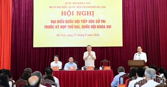 [Ảnh] Tổng Bí thư, Chủ tịch nước Tô Lâm tiếp xúc cử tri thành phố Hà Nội trước kỳ họp thứ hai, Quốc hội khóa XVI