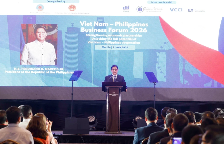 [Ảnh] Tổng Bí thư, Chủ tịch nước Tô Lâm và Tổng thống Philippines dự Diễn đàn Doanh nghiệp Việt Nam-Philippines