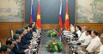 [Ảnh] Tổng Bí thư, Chủ tịch nước Tô Lâm và Tổng thống Philippines hội đàm