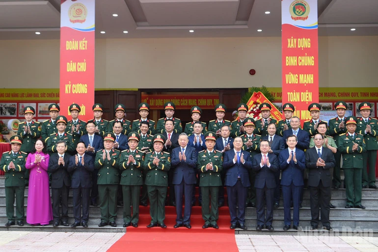 [Ảnh] Tổng Bí thư Tô Lâm dự Lễ kỷ niệm 80 năm Ngày thành lập Binh chủng Công binh