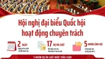 [Infographic] Hội nghị đại biểu Quốc hội hoạt động chuyên trách thứ nhất, nhiệm kỳ khóa XVI