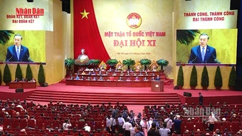 [Video] Đại hội đại biểu toàn quốc Mặt trận Tổ quốc Việt Nam lần thứ XI khai mạc trọng thể tại Hà Nội