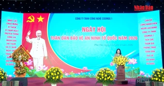 [Video] Phó chủ tịch nước Võ Thị Ánh Xuân dự ngày hội toàn dân bảo vệ an ninh Tổ quốc năm 2026