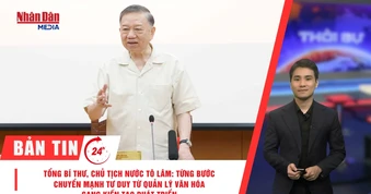 [Video] Thời sự 24h ngày 13/7: Tổng Bí thư, Chủ tịch nước Tô Lâm: Từng bước chuyển mạnh tư duy từ quản lý văn hóa sang kiến tạo phát triển