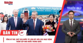[Video] Thời sự 24h ngày 14/4/2026: Tổng Bí thư, Chủ tịch nước Tô Lâm bắt đầu các hoạt động thăm cấp Nhà nước Trung Quốc