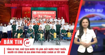 [Video] Thời sự 24h ngày 15/7/2026: Tổng Bí thư, Chủ tịch nước Tô Lâm: Đất nước phát triển, người có công và gia đình phải được chăm lo tốt hơn