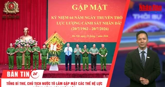 [Video] Thời sự 24h ngày 18/7/2026: Tổng Bí thư, Chủ tịch nước Tô Lâm gặp mặt các thế hệ lực lượng Cảnh sát nhân dân