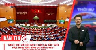 [Video] Thời sự 24h ngày 20/7/2026: Tổng Bí thư, Chủ tịch nước Tô Lâm: Các quyết sách được Trung ương thông qua phải tạo ra 4 bước chuyển chiến lược