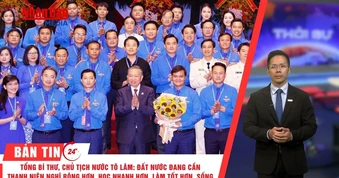 [Video] Thời sự 24h ngày 25/6/2026: Tổng Bí thư, Chủ tịch nước Tô Lâm: Đất nước đang cần thanh niên nghĩ rộng hơn, học nhanh hơn, làm tốt hơn, sống đẹp hơn, trách nhiệm hơn và cống hiến nhiều hơn