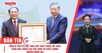 [Video] Thời sự 24h ngày 28/3: Tổng Bí thư Tô Lâm: Thúc đẩy phát triển thể thao toàn dân, nâng cao sức khỏe và chất lượng nguồn nhân lực