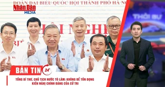[Video] Thời sự 24h ngày 4/5: Tổng Bí thư, Chủ tịch nước Tô Lâm: Không để tồn đọng kiến nghị chính đáng của cử tri