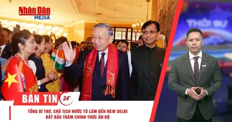 [Video] Thời sự 24h ngày 5/5: Tổng Bí thư, Chủ tịch nước Tô Lâm đến New Delhi bắt đầu thăm chính thức Ấn Độ