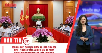 [Video] Thời sự 24h ngày 5/8/2026: Tổng Bí thư, Chủ tịch nước Tô Lâm: Sửa đổi Điều lệ Đảng phải lấy hiệu quả tổ chức và sự phục vụ nhân dân làm thước đo