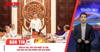 [Video] Thời sự 24h ngày 9/5: Tổng Bí thư, Chủ tịch nước Tô Lâm làm việc với Văn phòng Chủ tịch nước