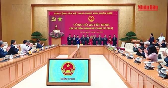 [Video] Thủ tướng trao quyết định giao Quyền Bộ trưởng Bộ Nội vụ và bổ nhiệm Thứ trưởng Thường trực Bộ Dân tộc và Tôn giáo