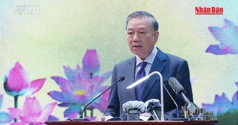 [Video] Tổng Bí thư, Chủ tịch nước Tô Lâm: Ở đâu có bộ đội Sư đoàn 308, ở đó nhân dân phải cảm nhận được hình ảnh đẹp của Bộ đội Cụ Hồ