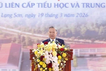 [Video] Tổng Bí thư Tô Lâm: Trường nội trú phải thực sự trở thành “ngôi nhà thứ hai” của học sinh khu vực biên giới