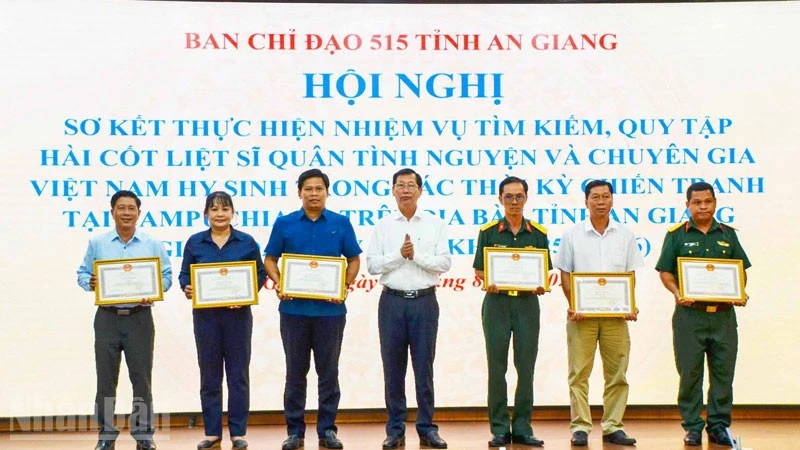 An Giang: Quy tập 170 hài cốt liệt sĩ trong mùa khô 2025-2026 An Giang: Quy tập 170 hài cốt liệt sĩ trong mùa khô 2025-2026