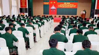 An Giang rút kinh nghiệm hoạt động tổ chức quân sự địa phương