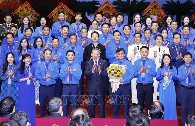 Ảnh: Tổng Bí thư, Chủ tịch nước Tô Lâm dự Đại hội Đoàn toàn quốc lần thứ XIII Ảnh: Tổng Bí thư, Chủ tịch nước Tô Lâm dự Đại hội Đoàn toàn quốc lần thứ XIII