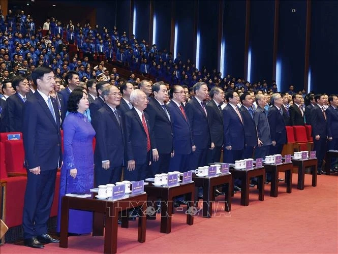 Ảnh: Tổng Bí thư, Chủ tịch nước Tô Lâm dự Đại hội Đoàn toàn quốc lần thứ XIII Ảnh: Tổng Bí thư, Chủ tịch nước Tô Lâm dự Đại hội Đoàn toàn quốc lần thứ XIII