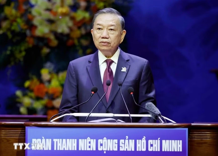 Ảnh: Tổng Bí thư, Chủ tịch nước Tô Lâm dự Đại hội Đoàn toàn quốc lần thứ XIII Ảnh: Tổng Bí thư, Chủ tịch nước Tô Lâm dự Đại hội Đoàn toàn quốc lần thứ XIII