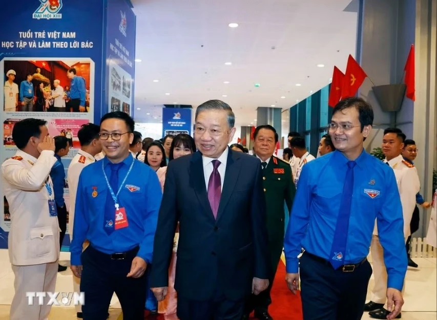 Ảnh: Tổng Bí thư, Chủ tịch nước Tô Lâm dự Đại hội Đoàn toàn quốc lần thứ XIII Ảnh: Tổng Bí thư, Chủ tịch nước Tô Lâm dự Đại hội Đoàn toàn quốc lần thứ XIII
