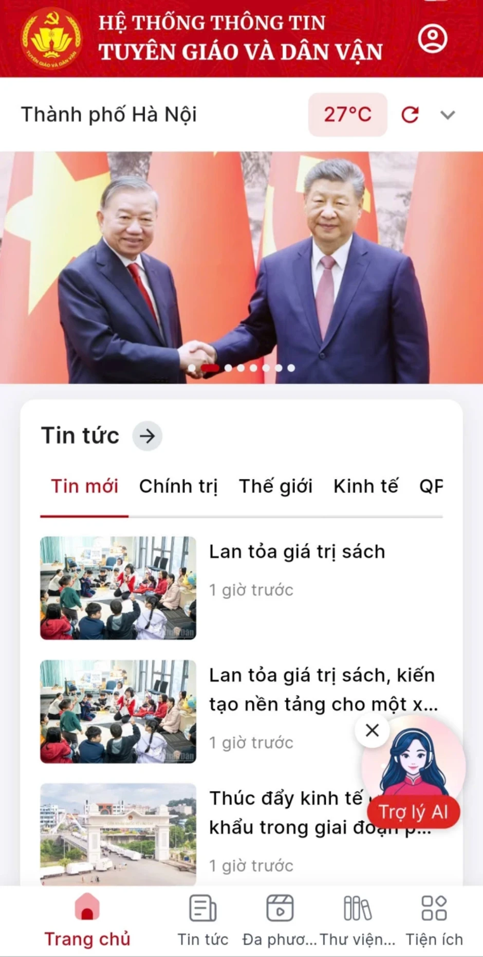 App Tuyên giáo và Dân vận: Từ tuyên truyền sang quản trị số App Tuyên giáo và Dân vận: Từ tuyên truyền sang quản trị số