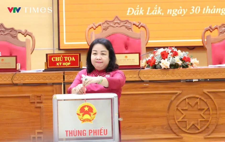 Bà Cao Thị Hòa An tái đắc cử Chủ tịch HĐND tỉnh Đắk Lắk nhiệm kỳ 2026-2031