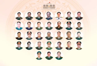 Ba đại tướng và 28 sĩ quan quân đội là đại biểu Quốc hội khóa 16 - Báo TinVina